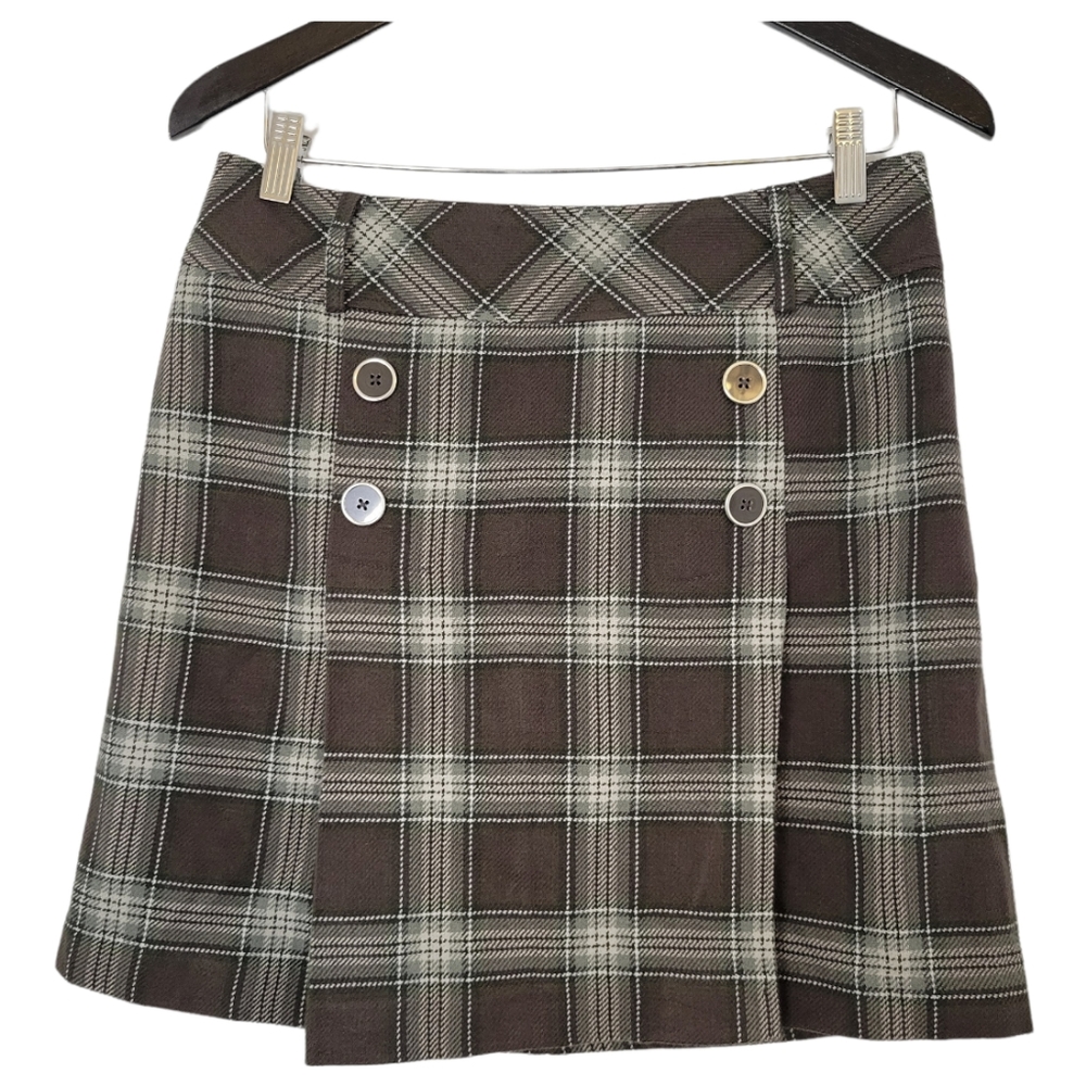 Reitmans women's plaid school girl mini skirt